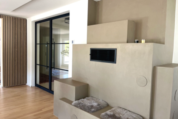 Wohnbereich mit Kamin – raumberater® Referenz Haus B., Knittlingen